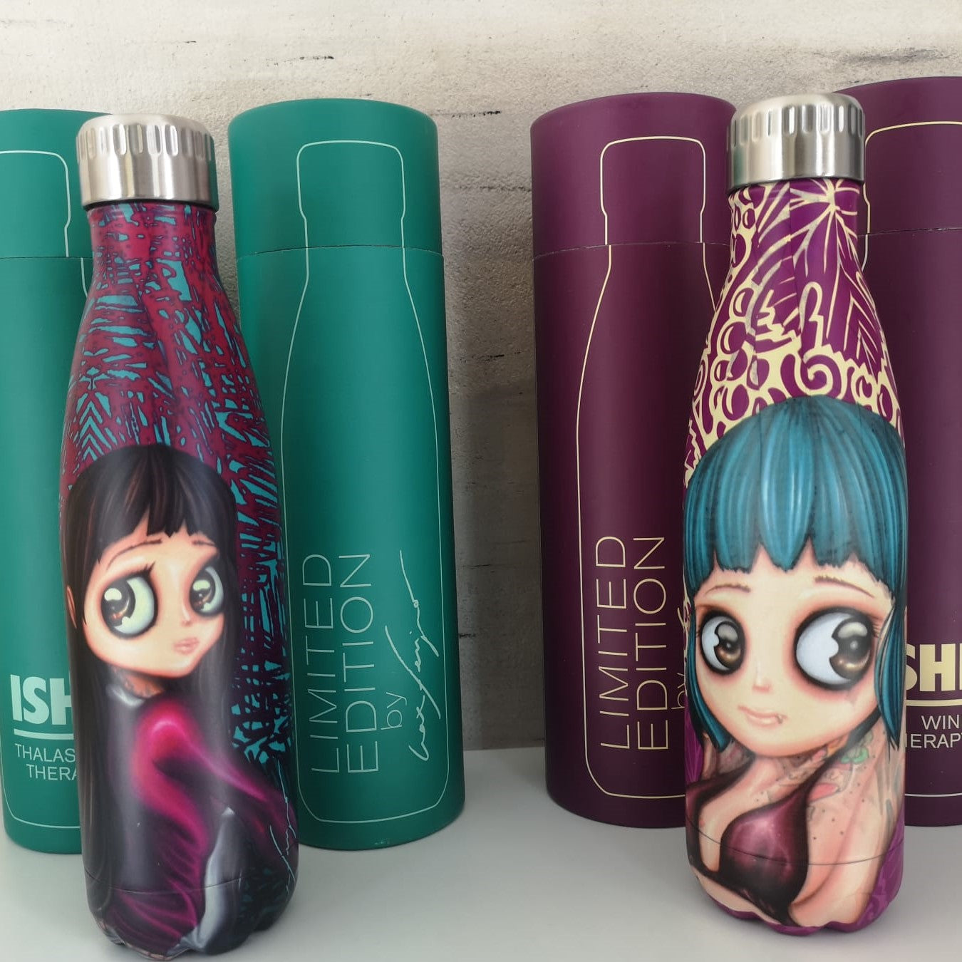 Borraccia Termica ISHI Limited Edition Wine Therapy - Design by Max Ferrigno