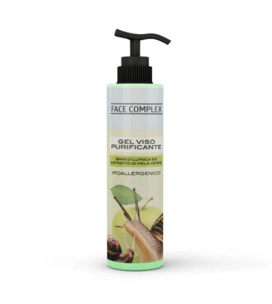 Face Complex Gel Viso Detergente Bava di Lumaca e Mela Verde 250ml