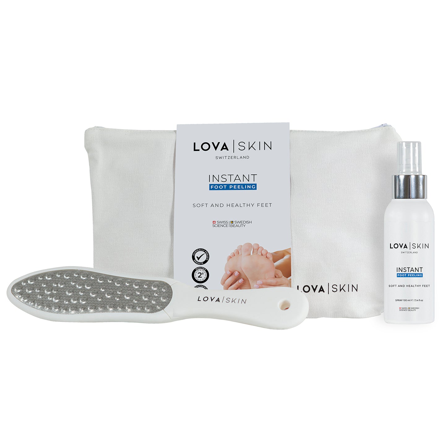 LOVASKIN Instant Foot Peel - Kit Professionale per Piedi