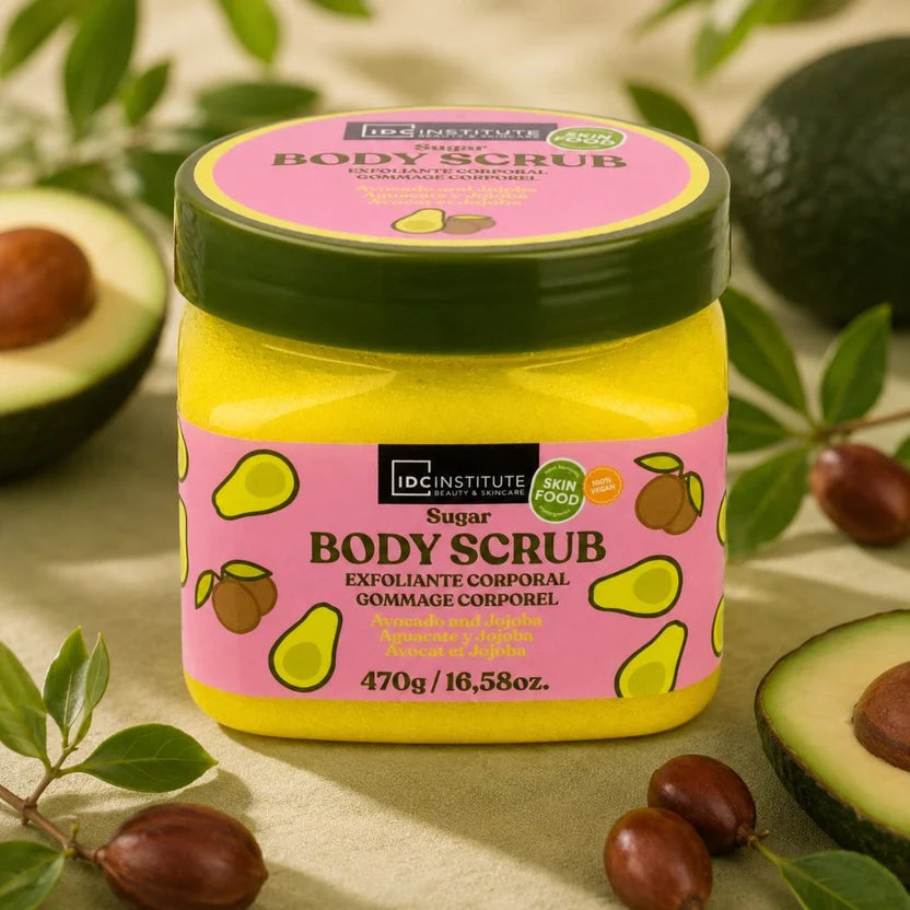 Scrub corpo allo zucchero Avocado e Jojoba IDC Institute 450 g - immagine 2